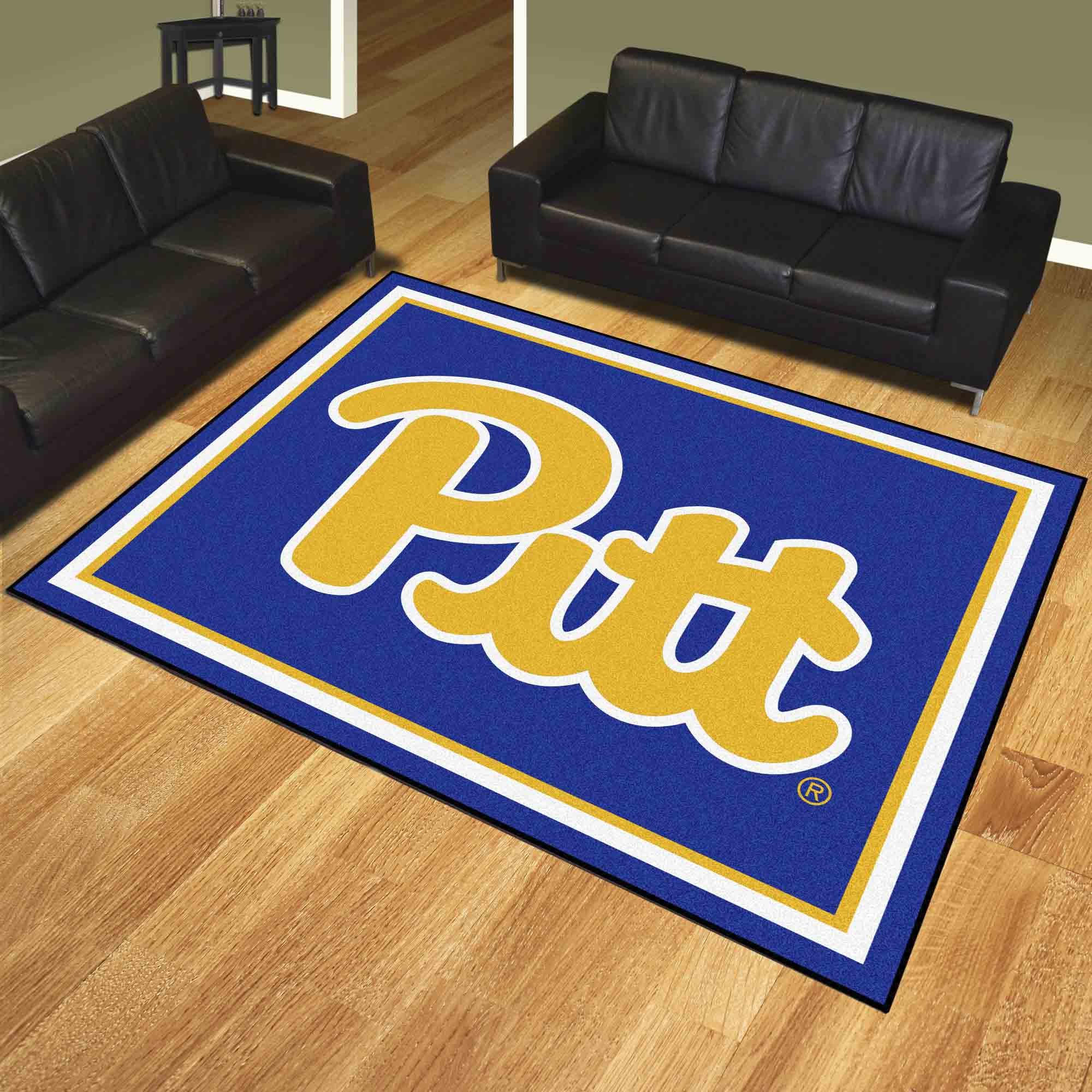 Pitt Panthers 8ft. x 10 ft. Plush Area Rug