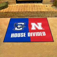 House Divided - Creighton / Nebraska House Divided House Divided Rug - 34 in. x 42.5 in. - House Divided - Creighton / Nebraska