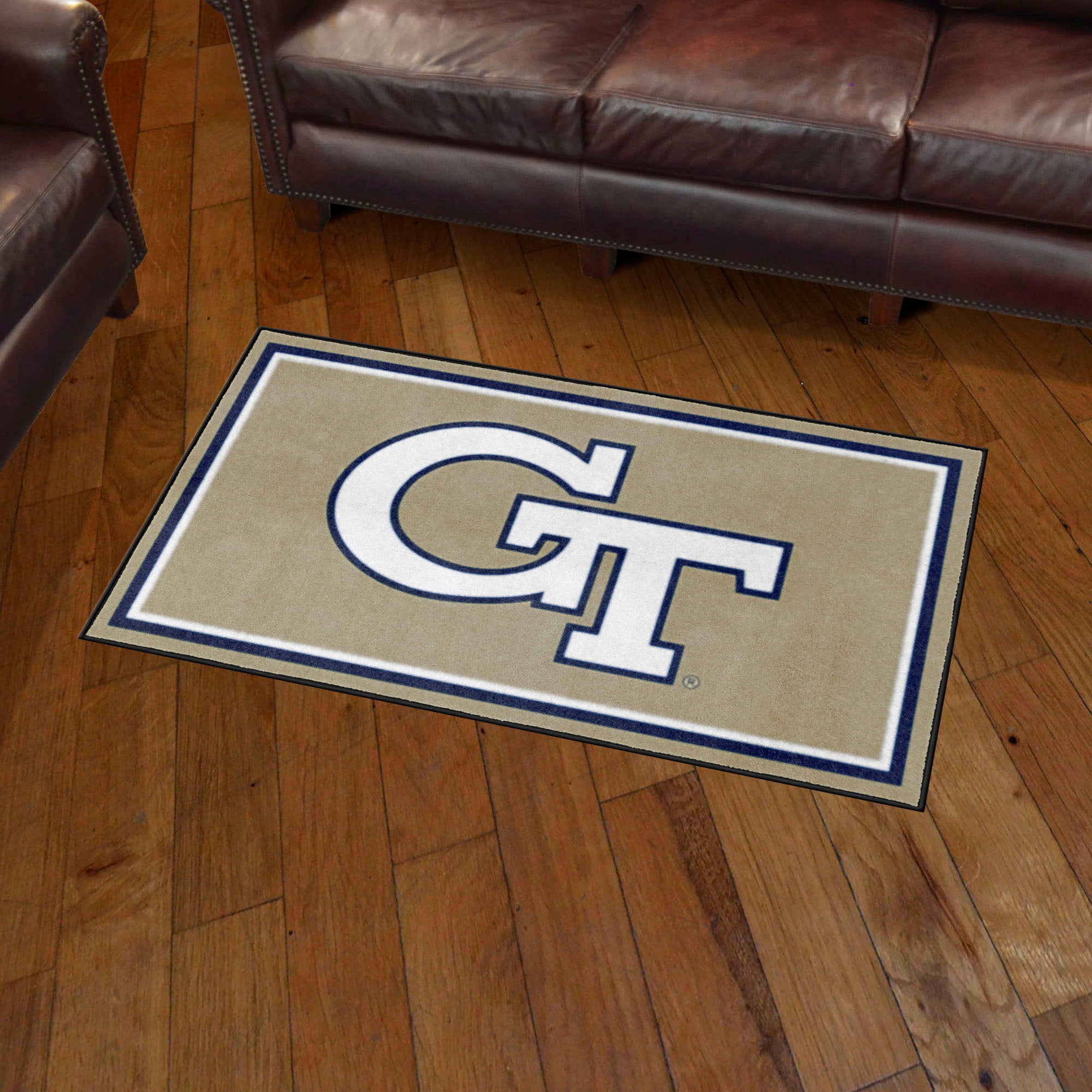 Georgia Tech Yellow Jackets 3ft. x 5ft. Plush Area Rug, GT