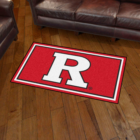 Rutgers Scarlett Knights 3ft. x 5ft. Plush Area Rug