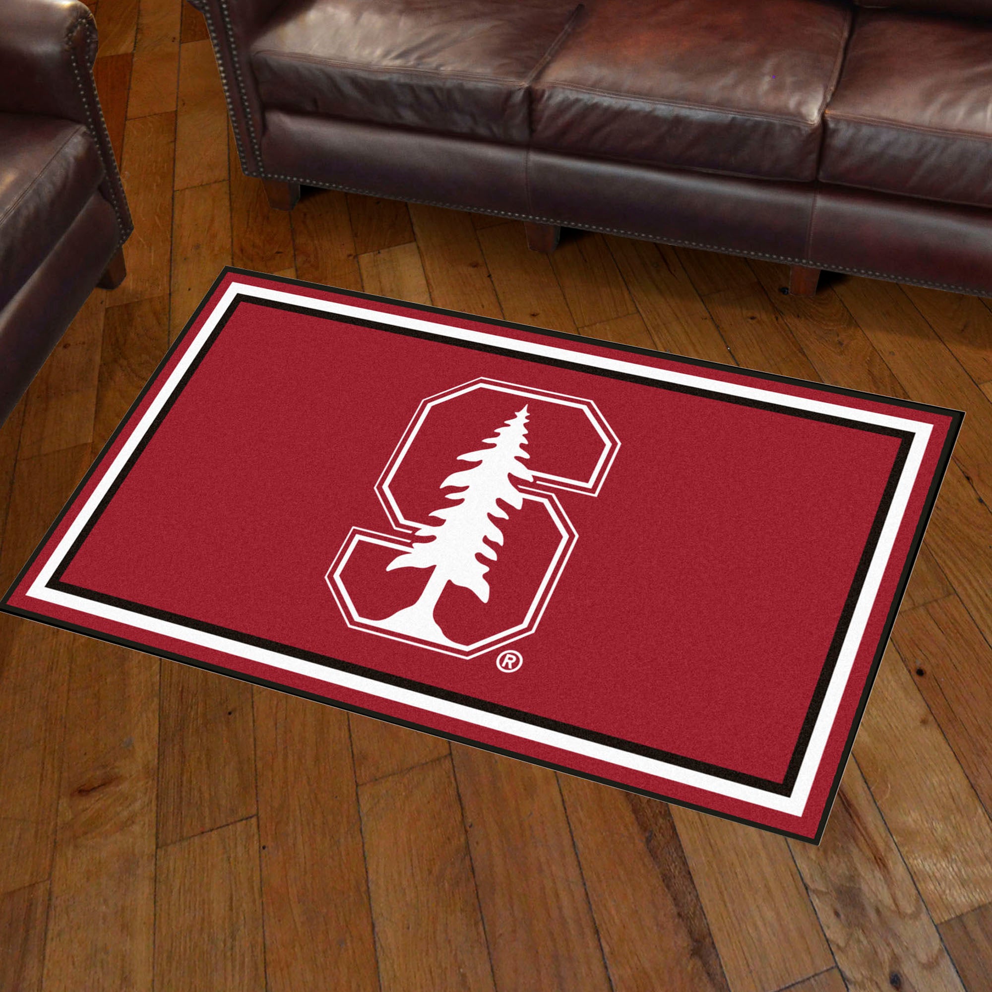 Stanford Cardinal 3ft. x 5ft. Plush Area Rug