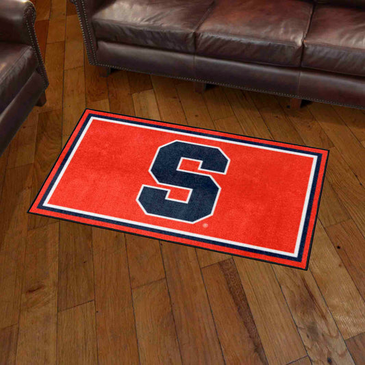 Syracuse Orange 3ft. x 5ft. Plush Area Rug