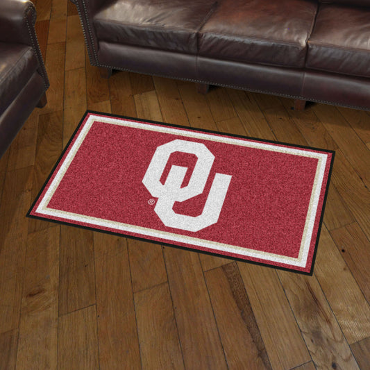 Oklahoma Sooners 3ft. x 5ft. Plush Area Rug - Oklahoma