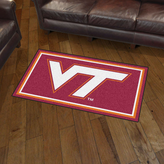 Virginia Tech Hokies 3ft. x 5ft. Plush Area Rug