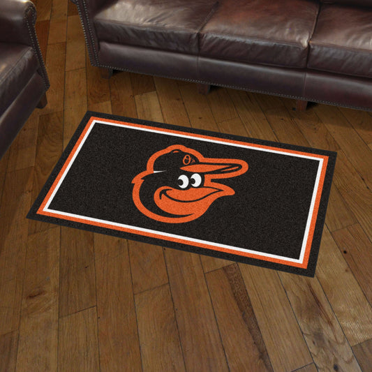 Baltimore Orioles 3ft. x 5ft. Plush Area Rug - Baltimore Orioles