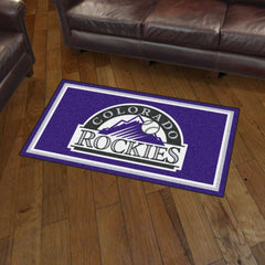 Colorado Rockies 3ft. x 5ft. Plush Area Rug - Colorado Rockies