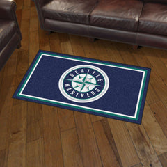 Seattle Mariners 3ft. x 5ft. Plush Area Rug