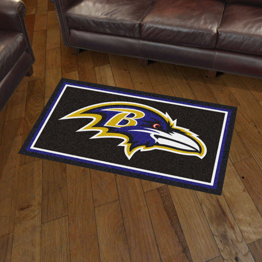 Baltimore Ravens 3ft. x 5ft. Plush Area Rug - Baltimore Ravens