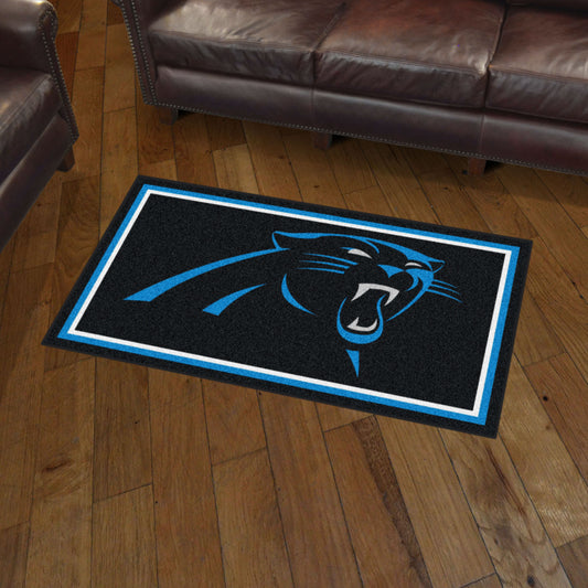 Carolina Panthers 3ft. x 5ft. Plush Area Rug - Carolina Panthers