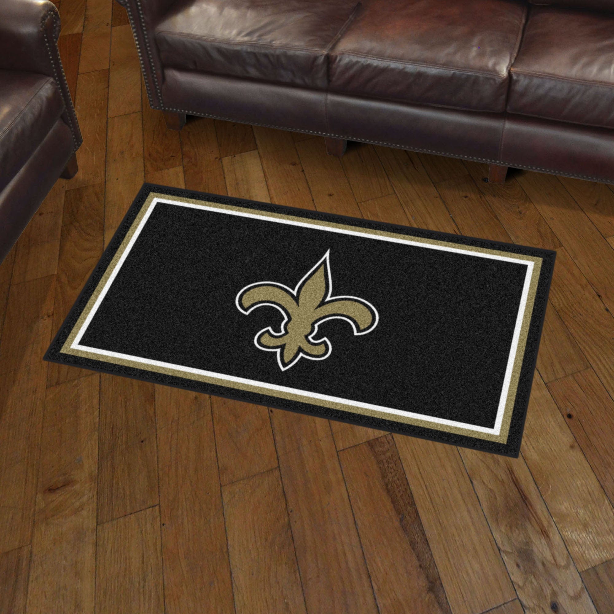 New Orleans Saints 3ft. x 5ft. Plush Area Rug