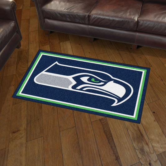 Seattle Seahawks 3ft. x 5ft. Plush Area Rug