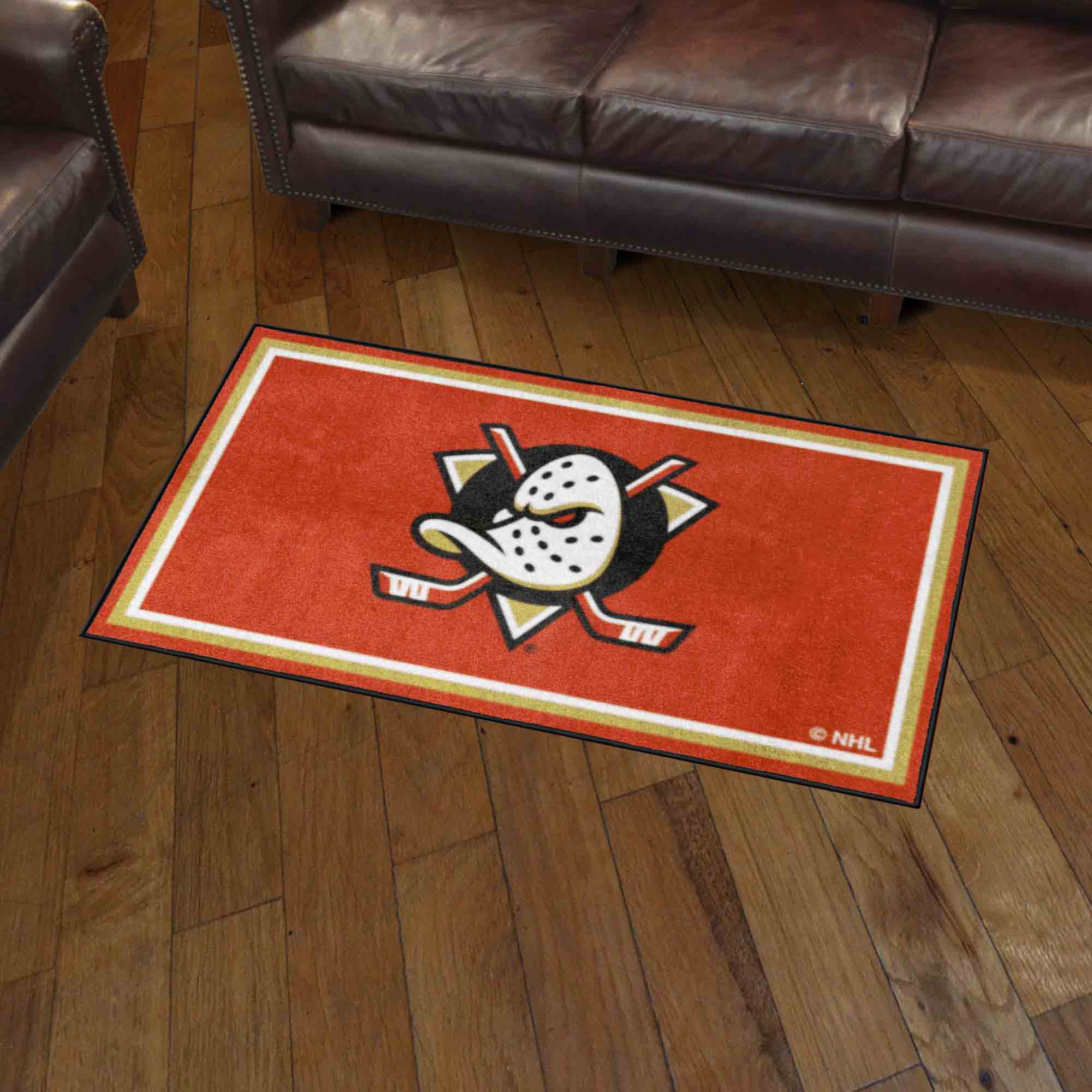 Anaheim Ducks 3ft. x 5ft. Plush Area Rug