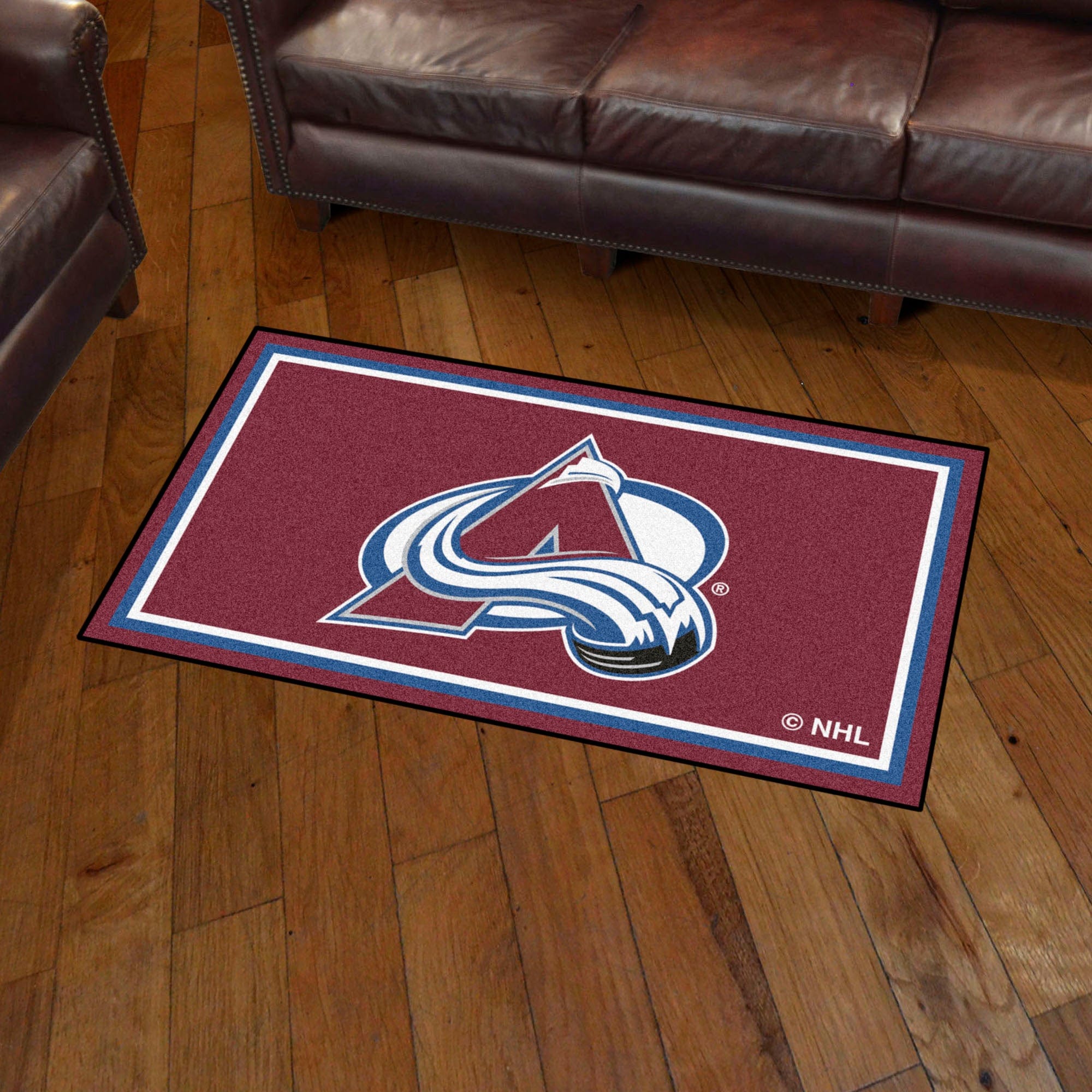 Colorado Avalanche 3ft. x 5ft. Plush Area Rug - Colorado Avalanche