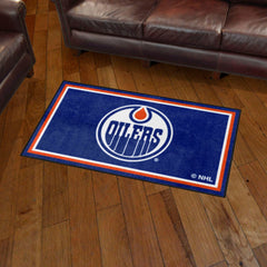 NHL - Edmonton Oilers 3ft. x 5ft. Plush Area Rug - Edmonton Oilers