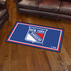 New York Rangers 3ft. x 5ft. Plush Area Rug - New York Rangers