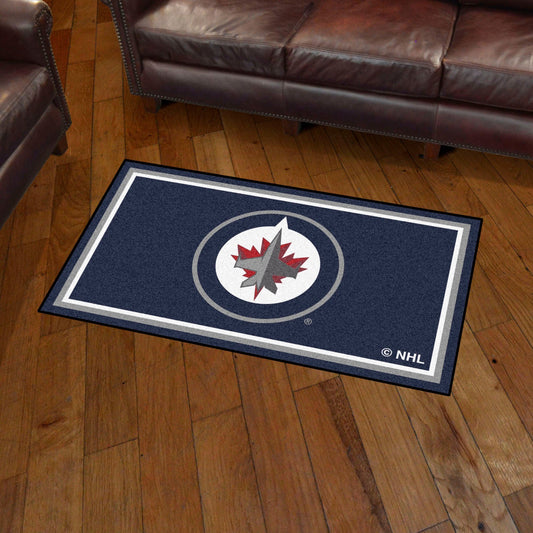 Winnipeg Jets 3ft. x 5ft. Plush Area Rug