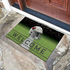 Arizona Cardinals Rubber Door Mat - 18in. x 30in.