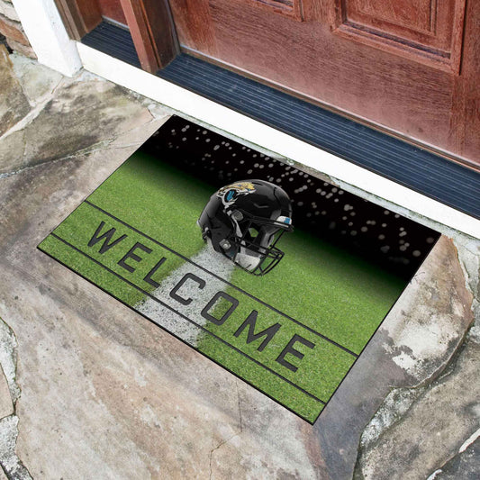 Jacksonville Jaguars Rubber Door Mat - 18in. x 30in.