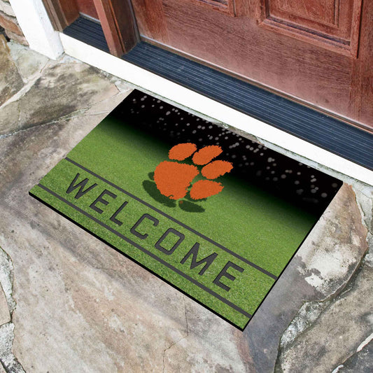 Clemson Tigers Rubber Door Mat - 18in. x 30in. - Clemson