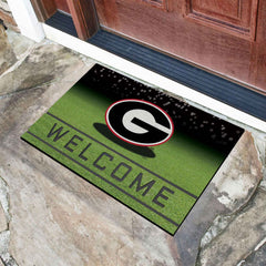 Georgia Bulldogs Rubber Door Mat - 18in. x 30in.