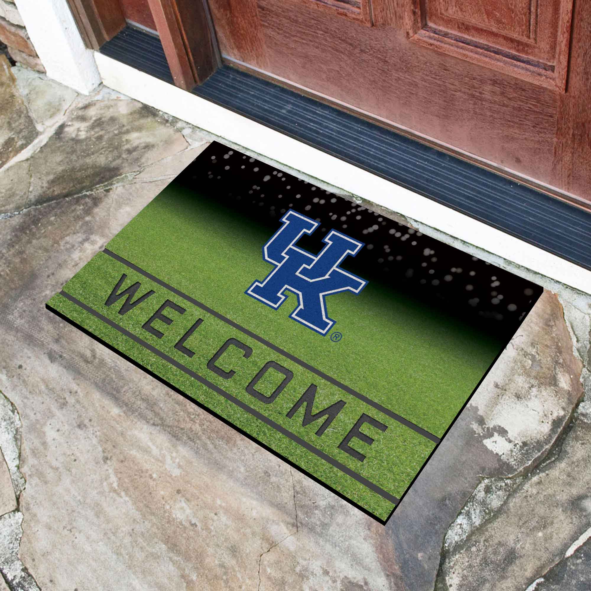 Kentucky Wildcats Rubber Door Mat - 18in. x 30in.