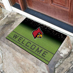 Louisville Cardinals Rubber Door Mat - 18in. x 30in.