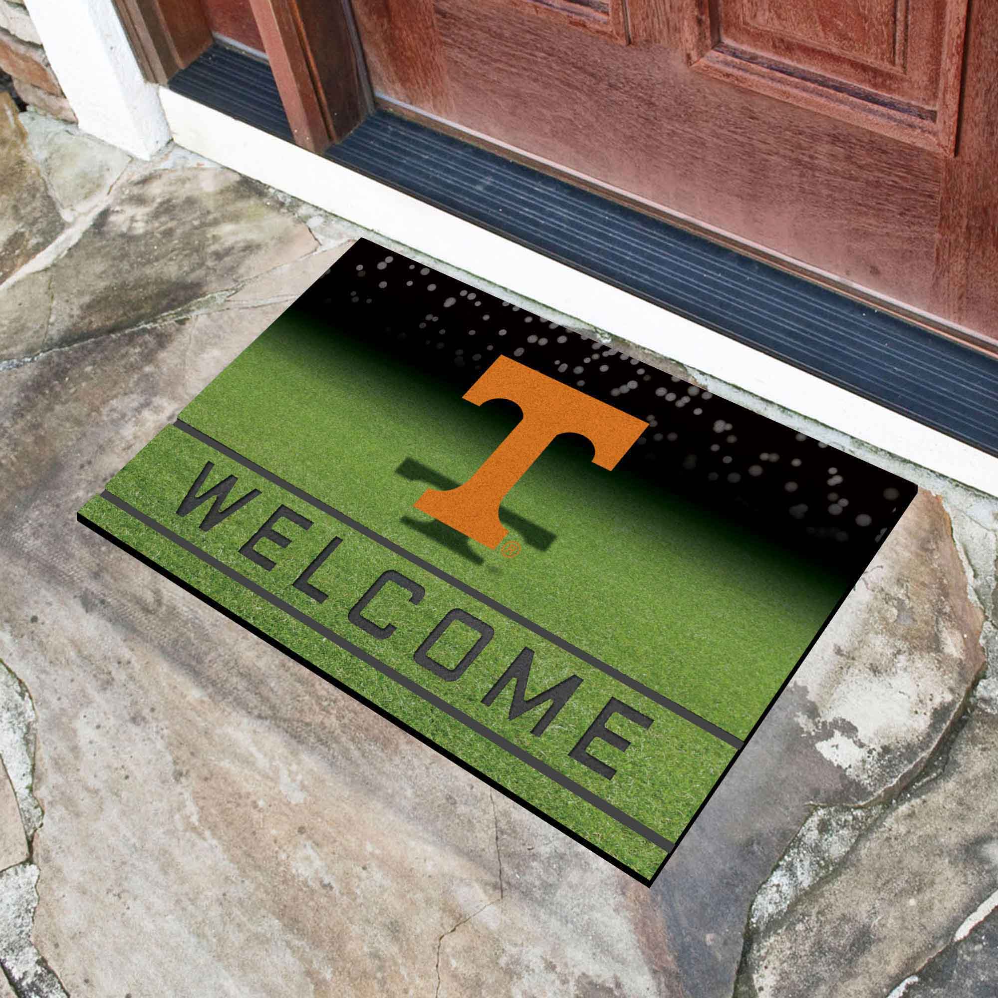 Tennessee Volunteers Rubber Door Mat - 18in. x 30in.