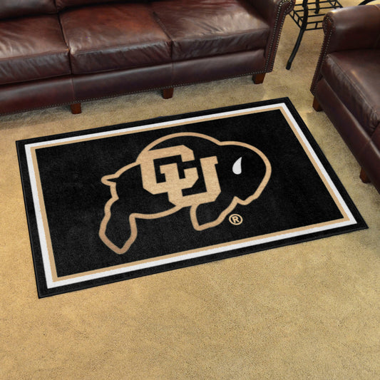 Colorado Buffaloes 4ft. x 6ft. Plush Area Rug - Colorado