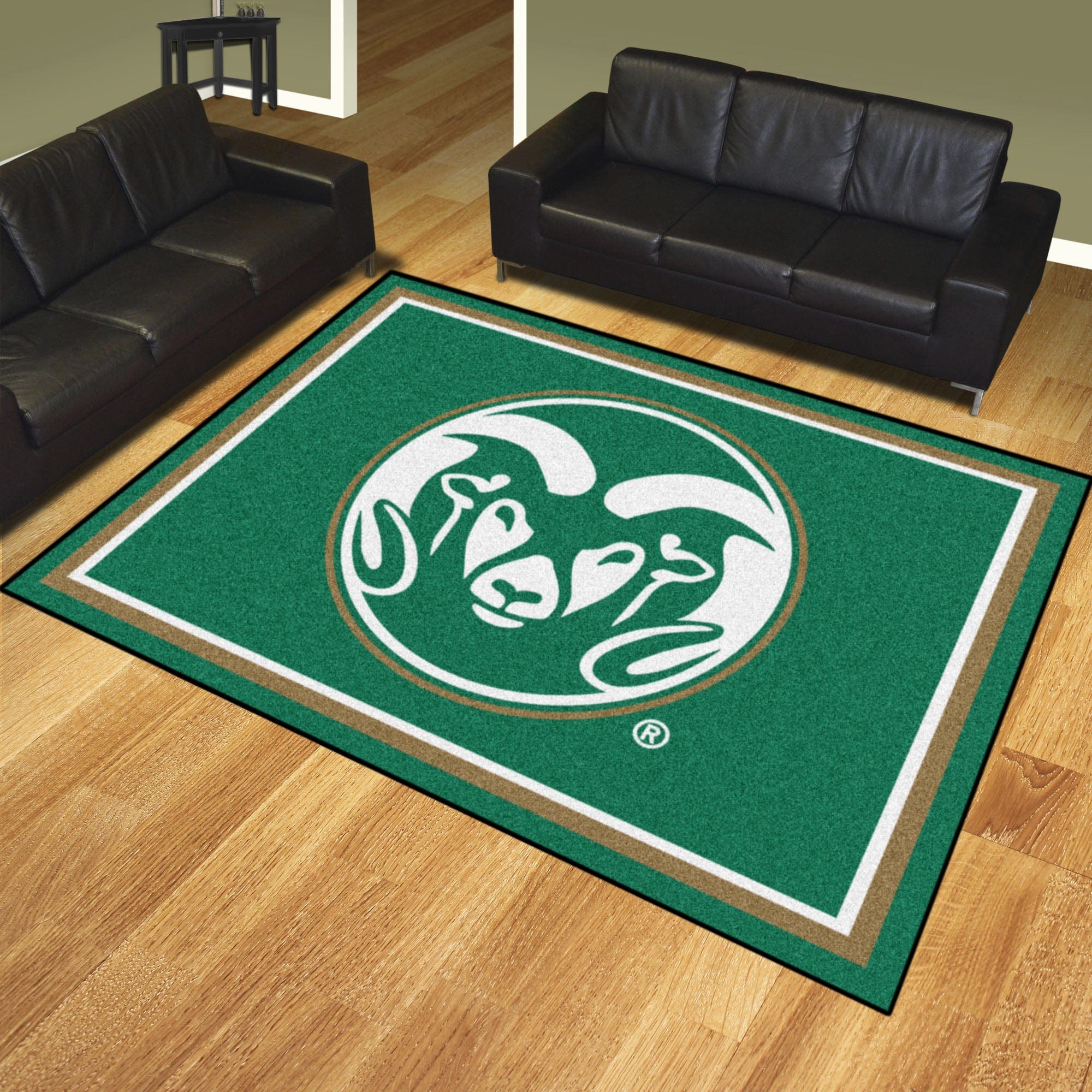 Colorado State Rams 8ft. x 10 ft. Plush Area Rug - Colorado State