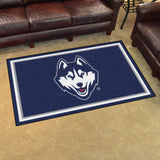 UConn Huskies 4ft. x 6ft. Plush Area Rug