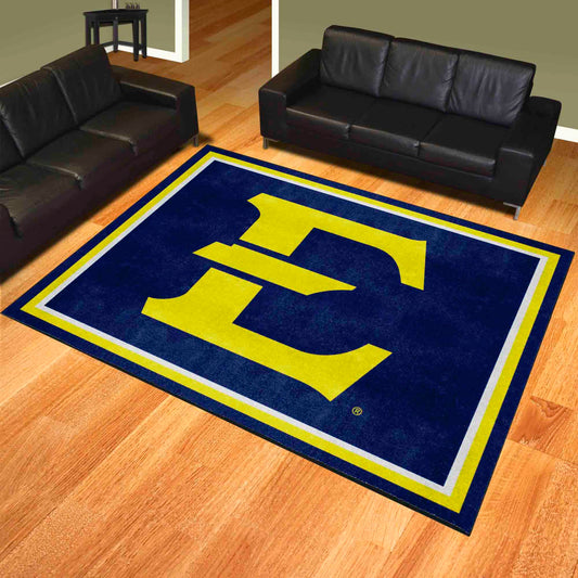 East Tennessee Buccaneers 8ft. x 10 ft. Plush Area Rug - East Tennessee