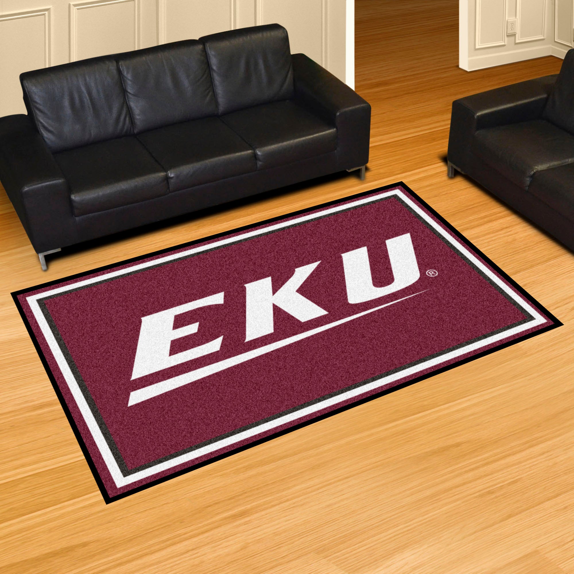 Eastern Kentucky Colonels 5ft. x 8 ft. Plush Area Rug