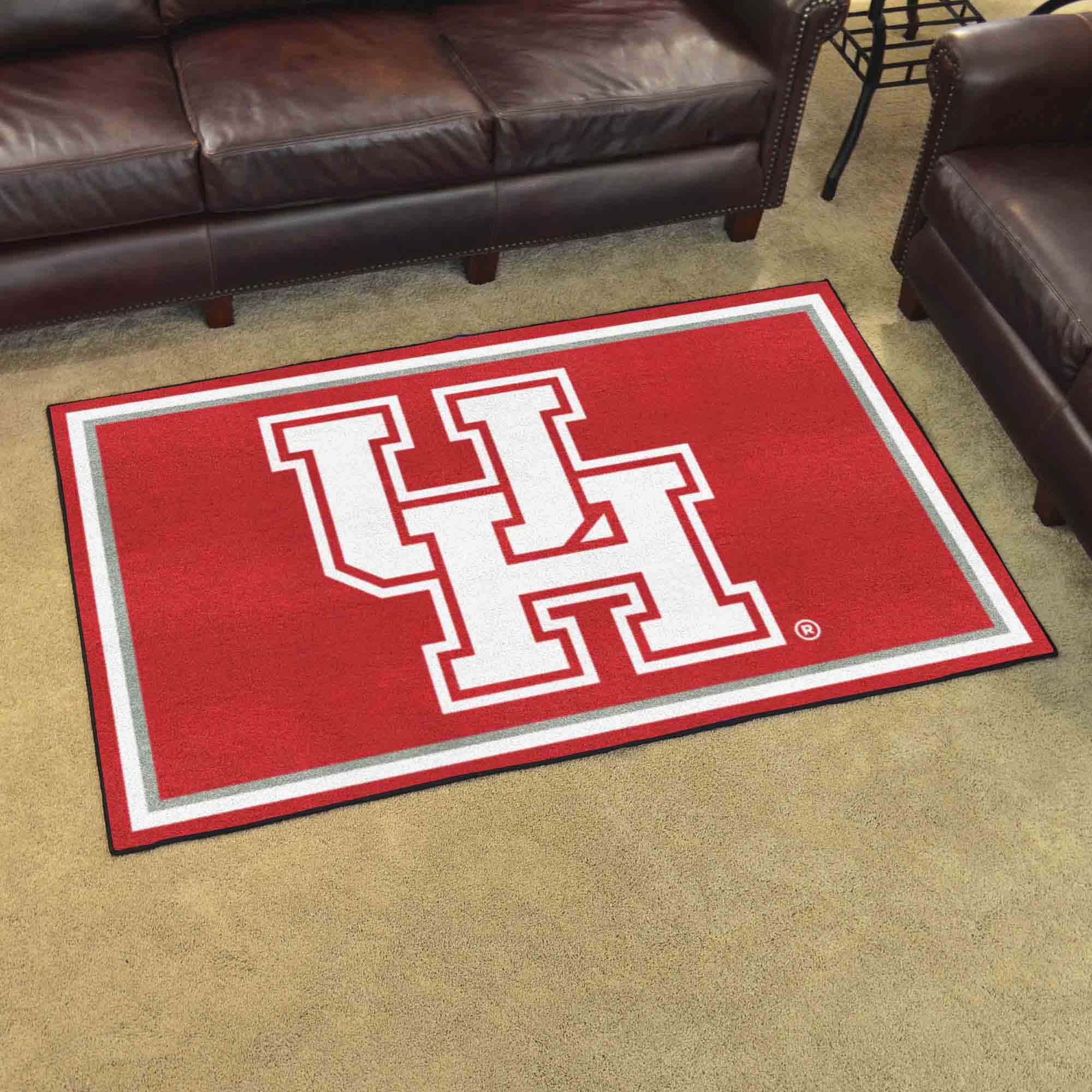 Houston Cougars 4ft. x 6ft. Plush Area Rug - Houston