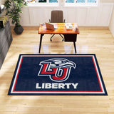 Liberty Flames 5ft. x 8 ft. Plush Area Rug