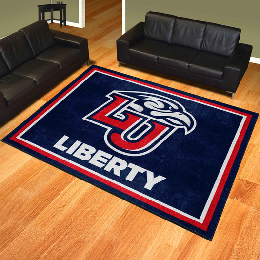 Liberty Flames 8ft. x 10 ft. Plush Area Rug