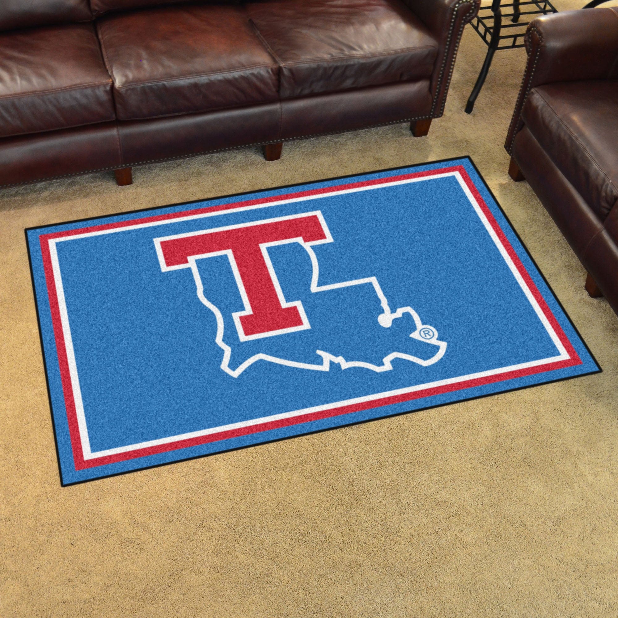 Louisiana Tech Bulldogs 4ft. x 6ft. Plush Area Rug - Louisiana Tech