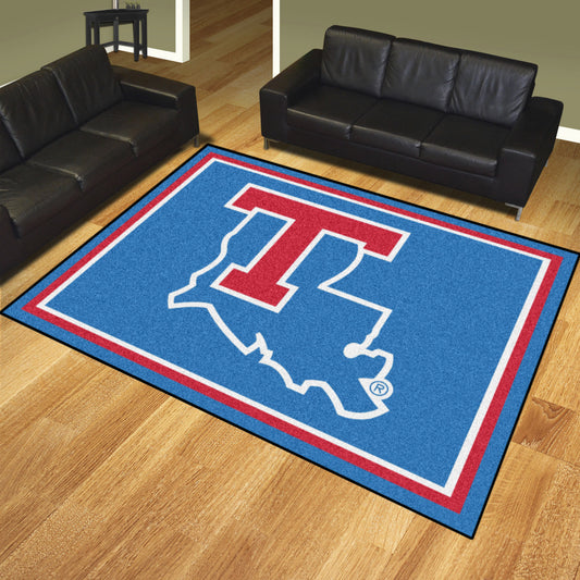 Louisiana Tech Bulldogs 8ft. x 10 ft. Plush Area Rug