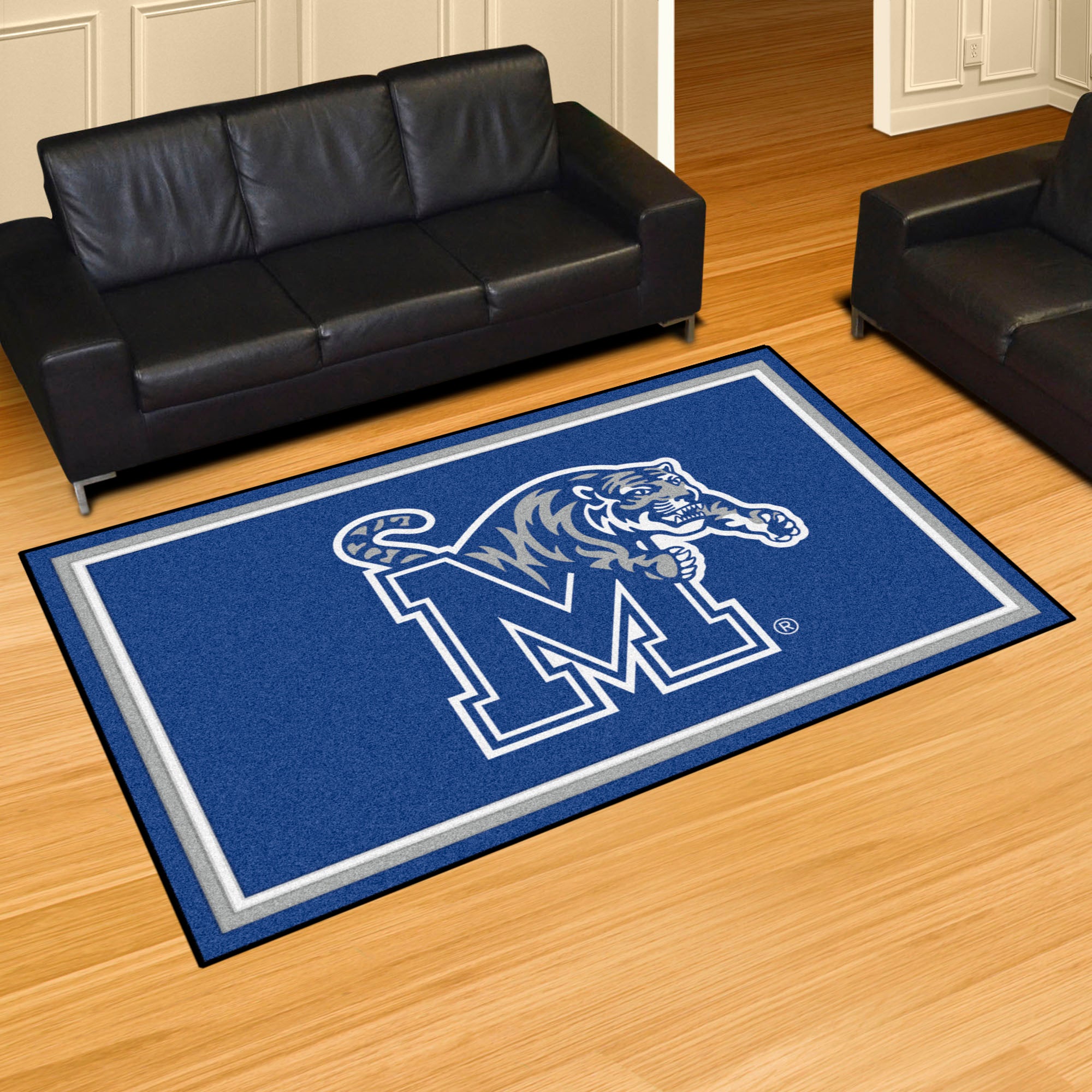 Memphis Tigers 5ft. x 8 ft. Plush Area Rug