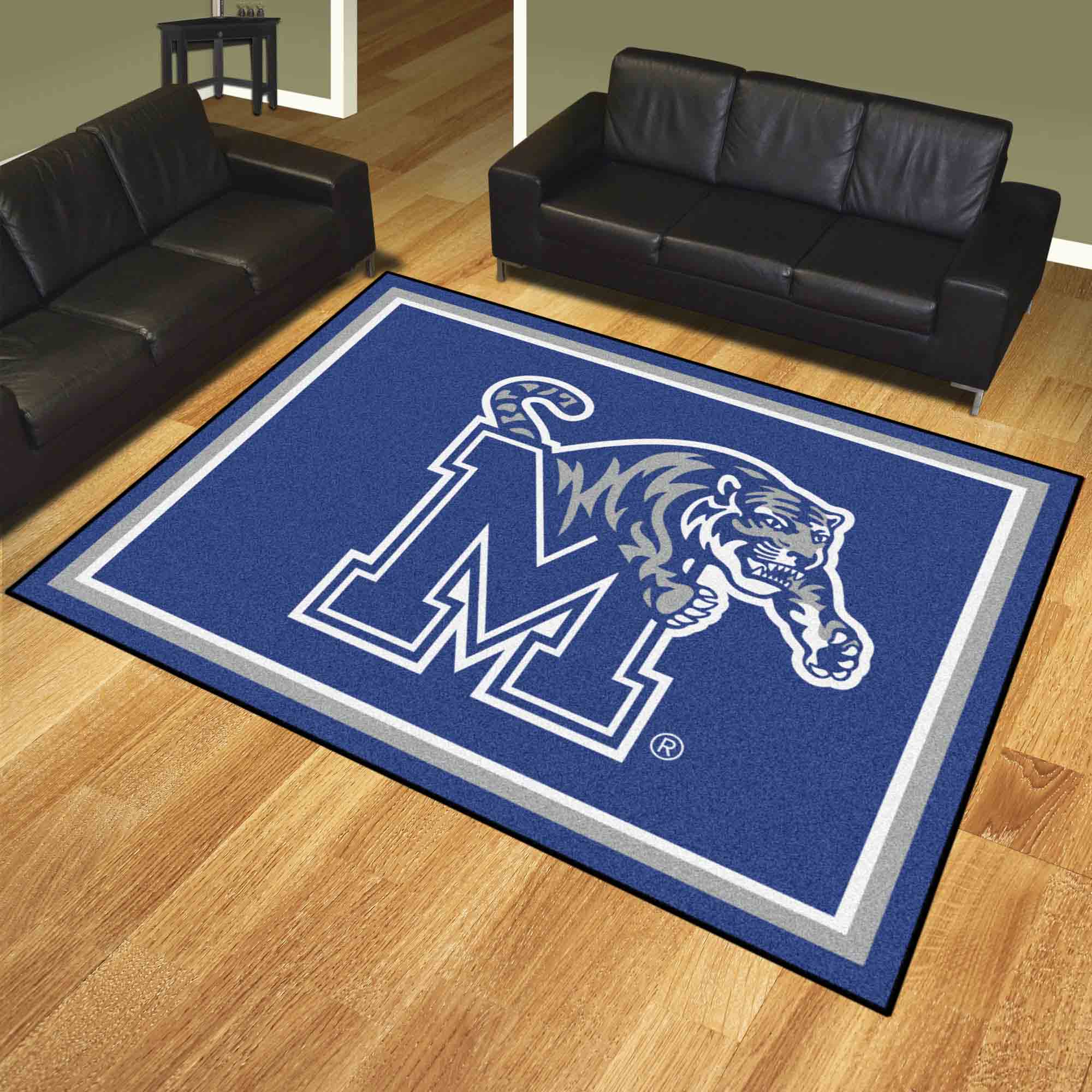 Memphis Tigers 8ft. x 10 ft. Plush Area Rug