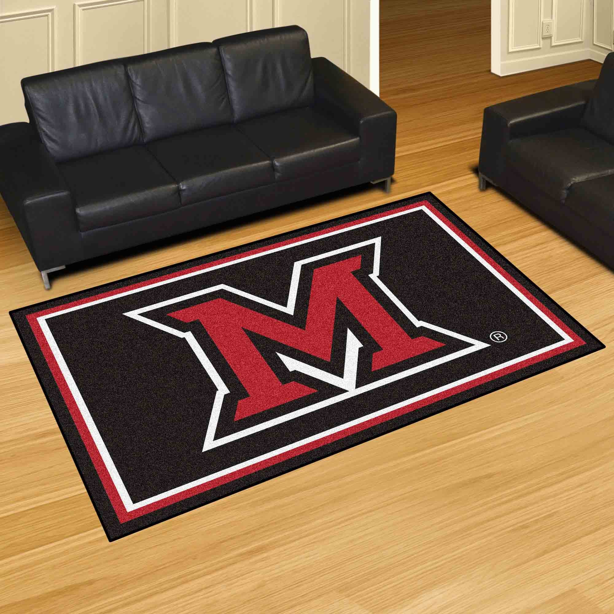 Miami (OH) Redhawks 5ft. x 8 ft. Plush Area Rug