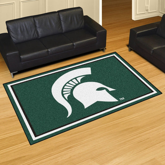 Michigan State Spartans 5ft. x 8 ft. Plush Area Rug