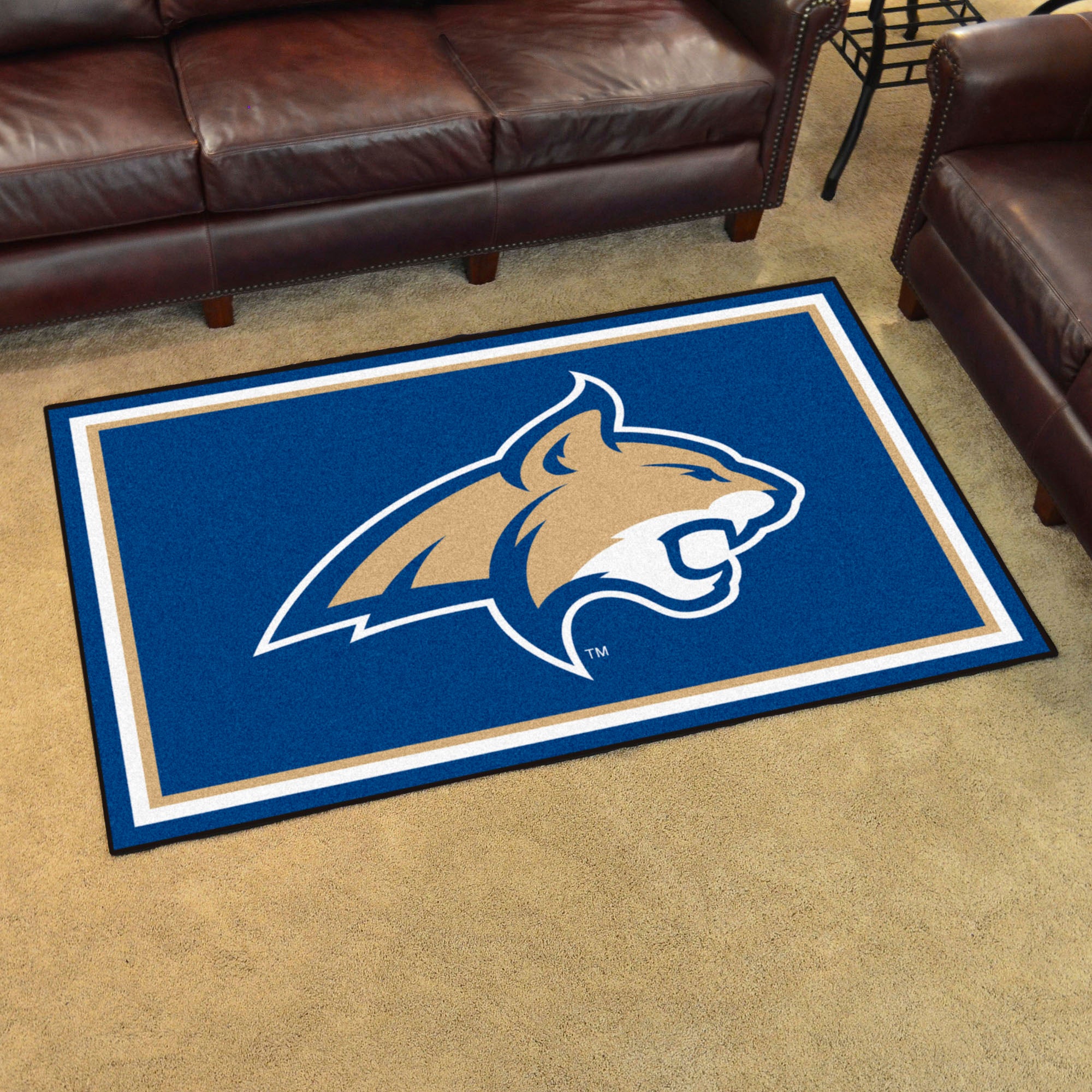 Montana State Grizzlies 5ft. x 8 ft. Plush Area Rug