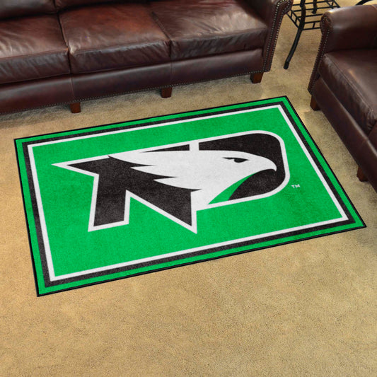 North Dakota Fighting Hawks 4ft. x 6ft. Plush Area Rug