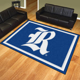 Rice Owls 8ft. x 10 ft. Plush Area Rug