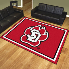 South Dakota Coyotes 8ft. x 10 ft. Plush Area Rug