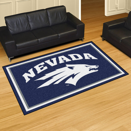 Nevada Wolfpack 5ft. x 8 ft. Plush Area Rug - Nevada