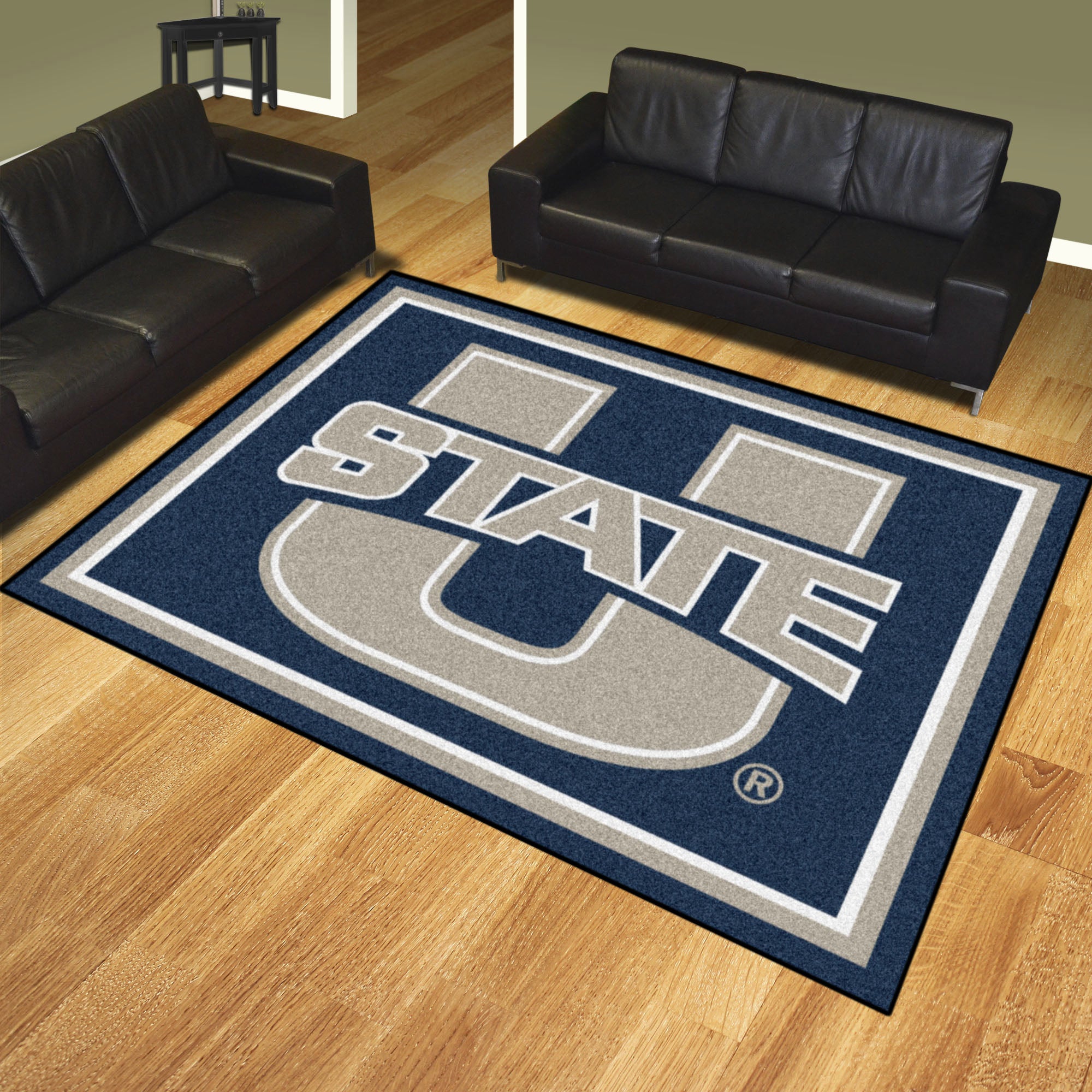 Utah State Aggies 8ft. x 10 ft. Plush Area Rug