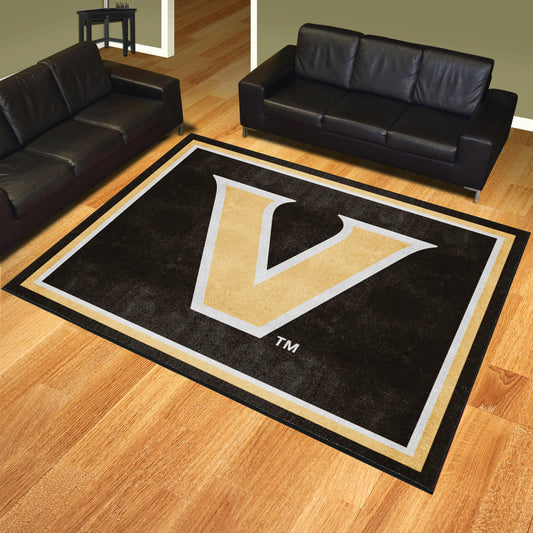 Vanderbilt Commodores 8ft. x 10 ft. Plush Area Rug