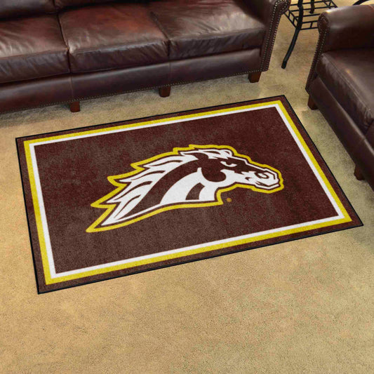 Western Michigan Broncos 4ft. x 6ft. Plush Area Rug