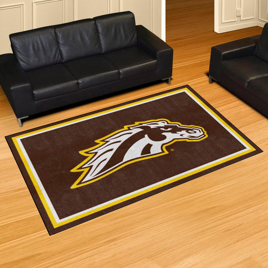 Western Michigan Broncos 5ft. x 8 ft. Plush Area Rug